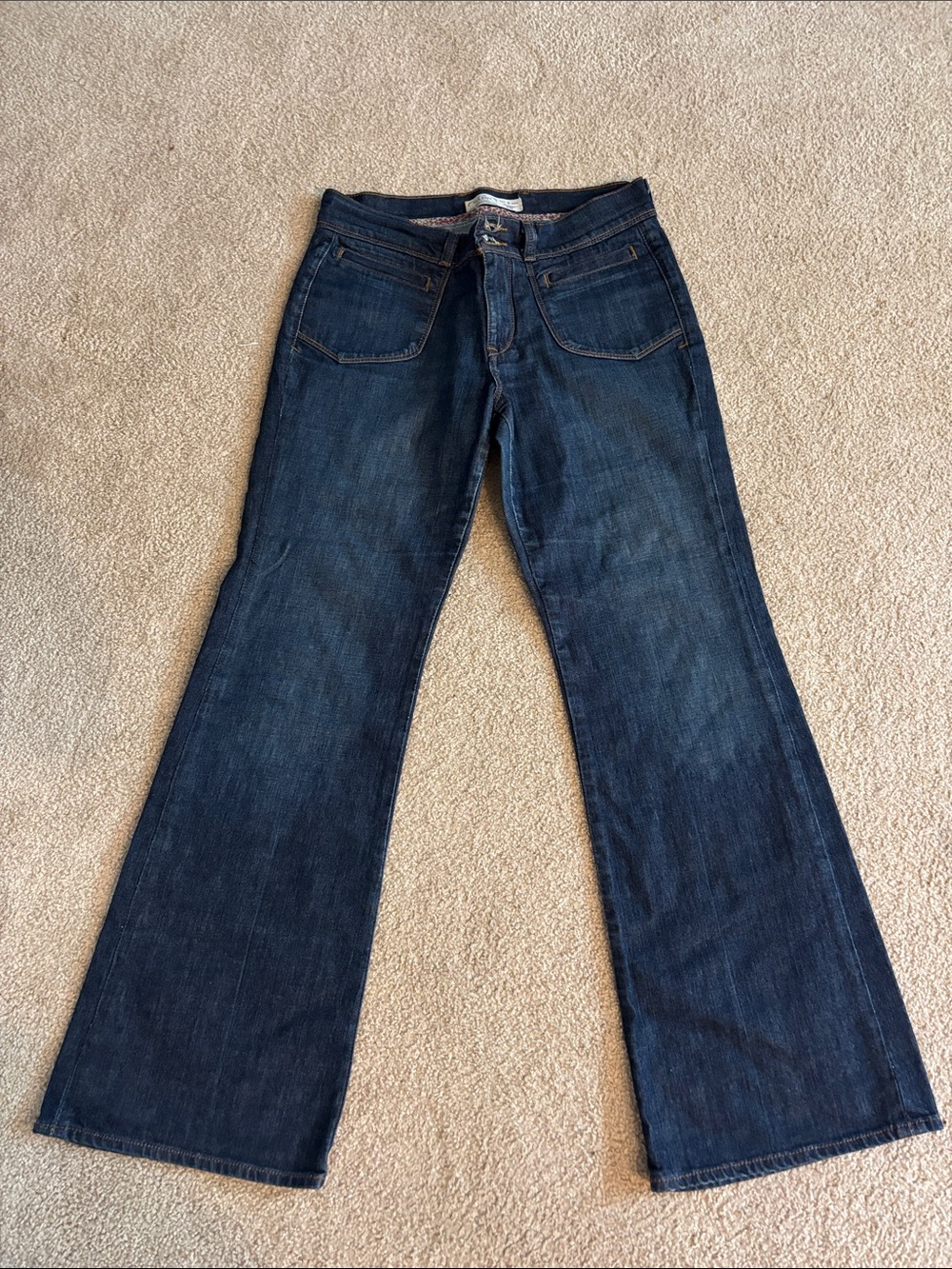Old Navy Dark Blue Wide Leg Jeans